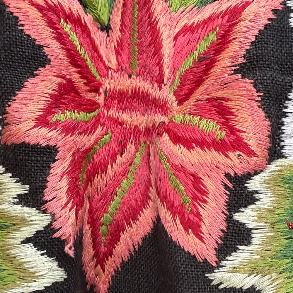 Vintage Collection Heavily Embroidered Cotton Top XL Retail $278 - Picture 4 of 11